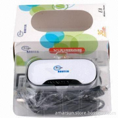 Pocket 3G Router with SIM Card Slot, Supports WPA and WPA2 Encryption